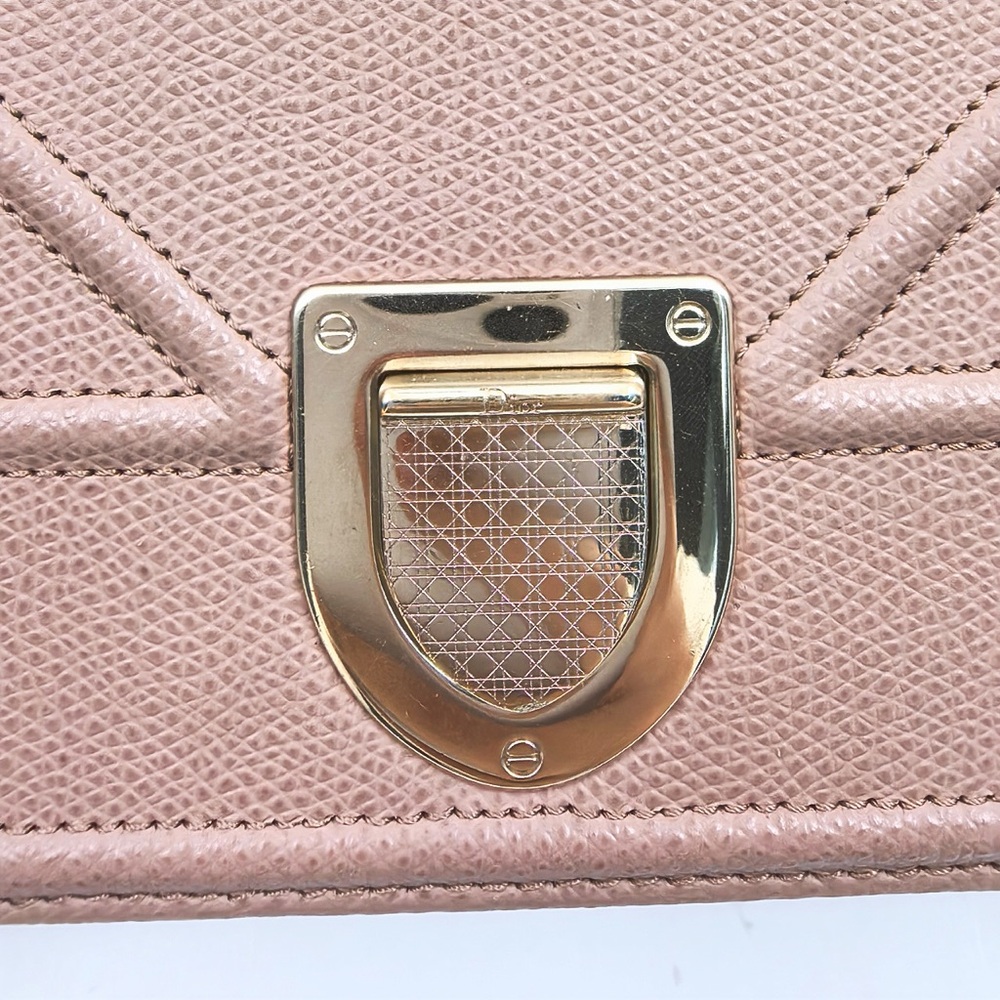 DIOR Diorama Medium Shoulder Bag Blush Pink Grained Calfskin - Picture 2 of 12